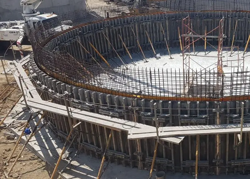 Sistema de encofrado Circular