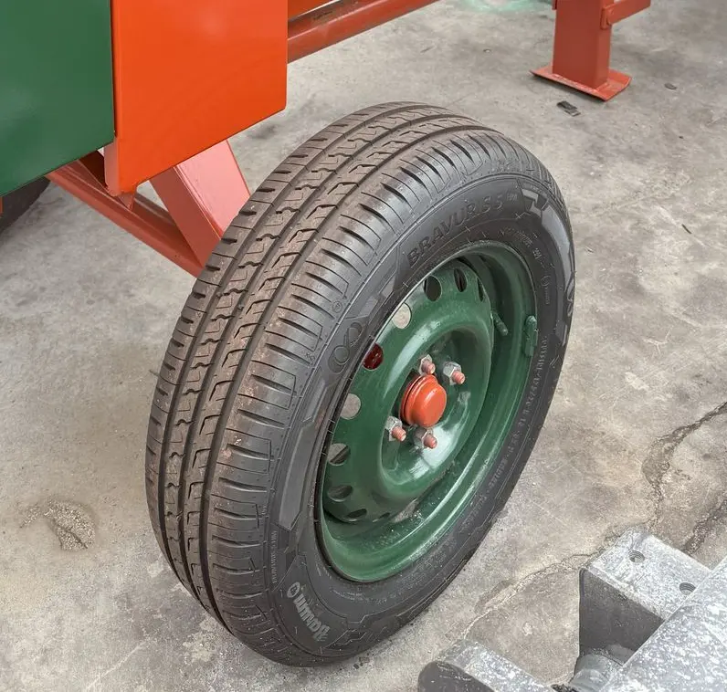 Neumáticos de rin 13 para fácil transporte en obra por su diámetro