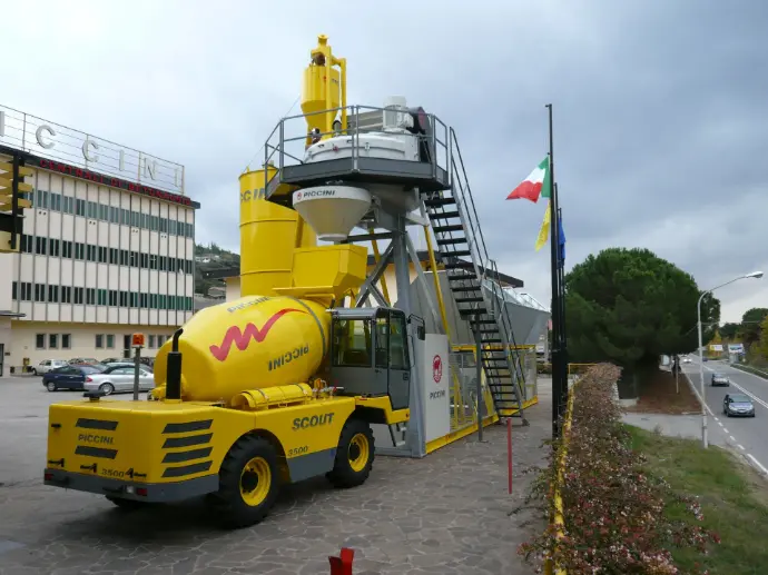 Autohormigonera trabaja en condiciones extremas