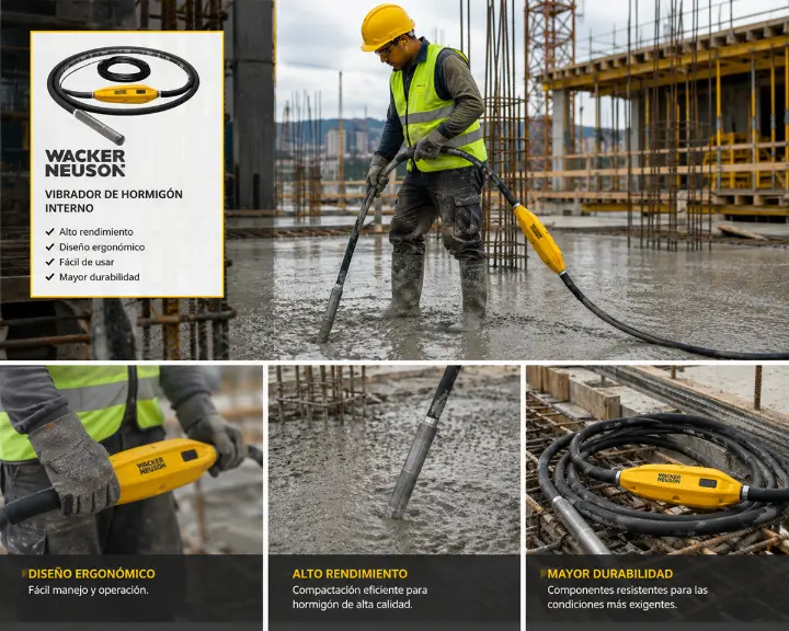 Vibradores de Hormigón Wacker Neuson