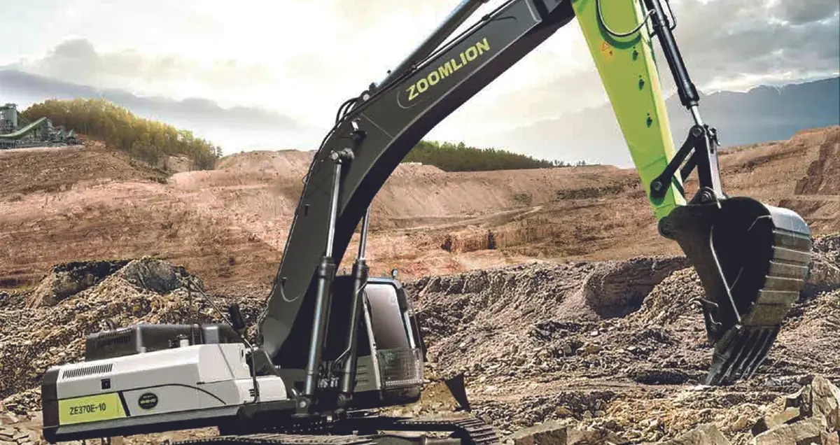 Excavadora ZE370E Pro - potencia y rendimiento