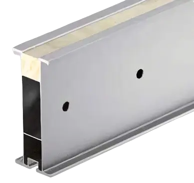 Viga de aluminio H160