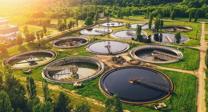 Amud para planta de tratamiento de agua