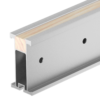 Viga de aluminio H160