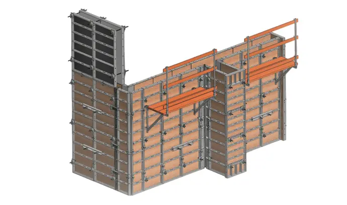 Encofrado para Muro Tetrix Bagant Encofrado Tetrtix Bagant en Alquiler
